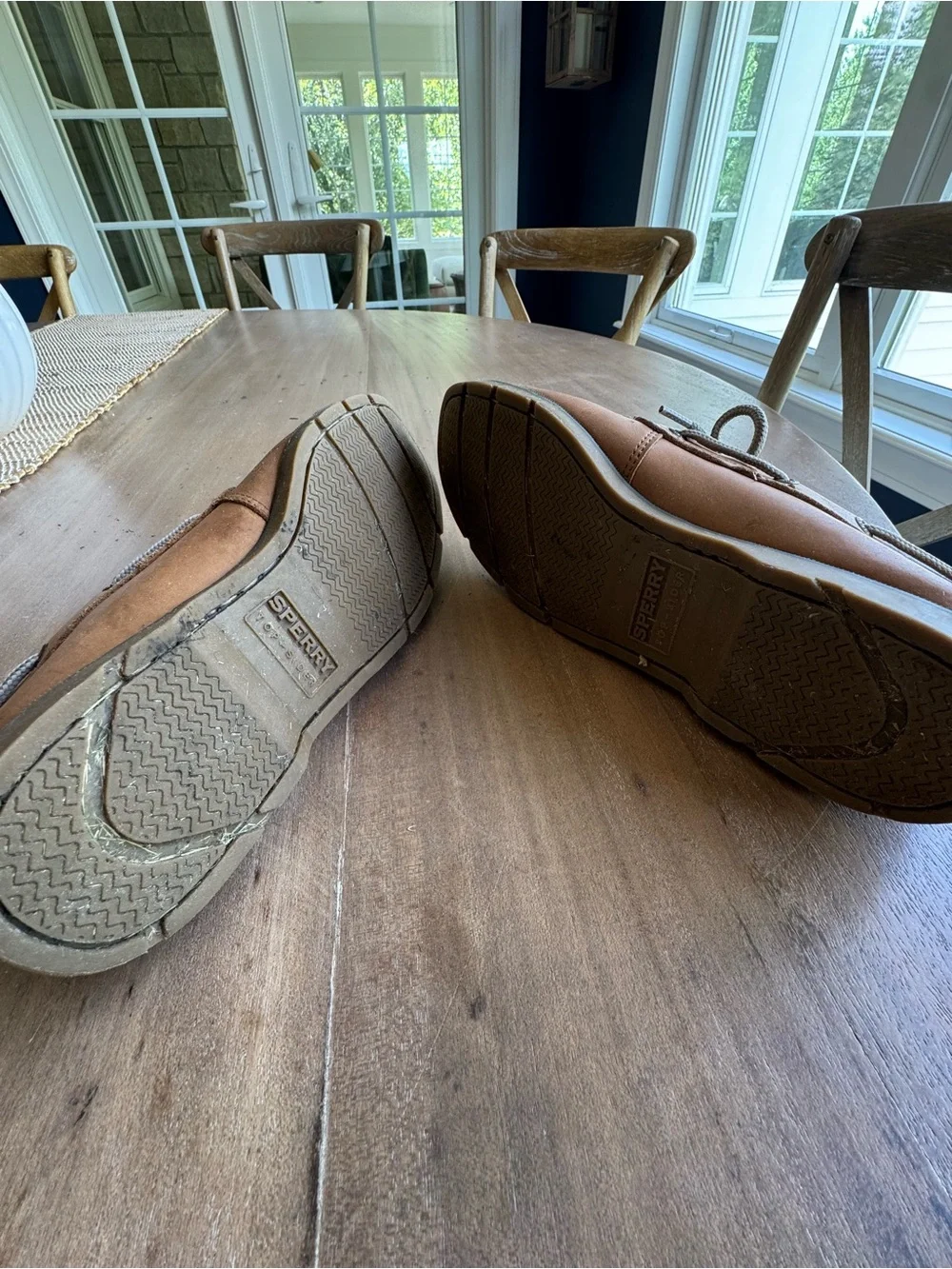 Sperry Men’s Brown Leather 2-Eye Boat Shoes